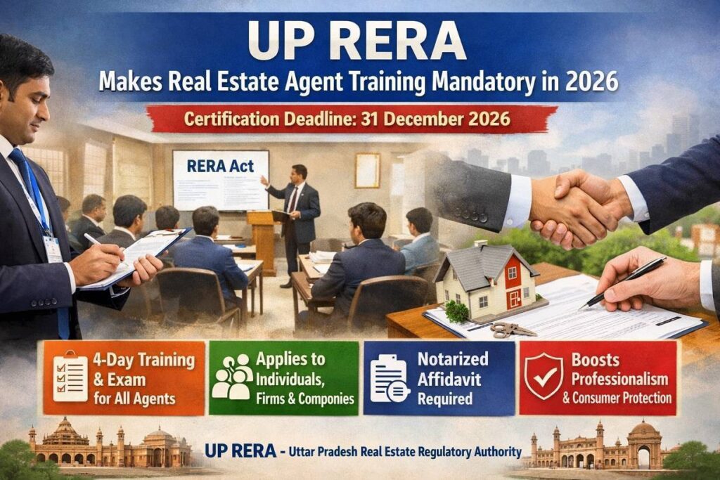 UP RERA Makes Training Mandatory for All Real Estate Agents: 2026 Certification Guide