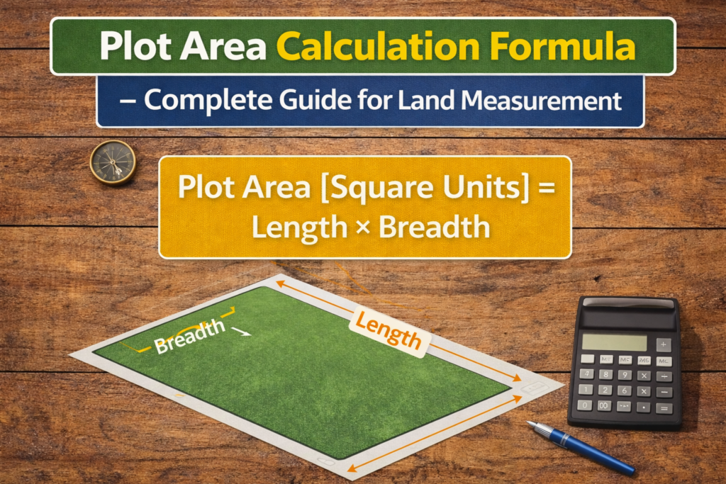 Plot Area Calculation Formula – Complete Guide for Land Measurement
