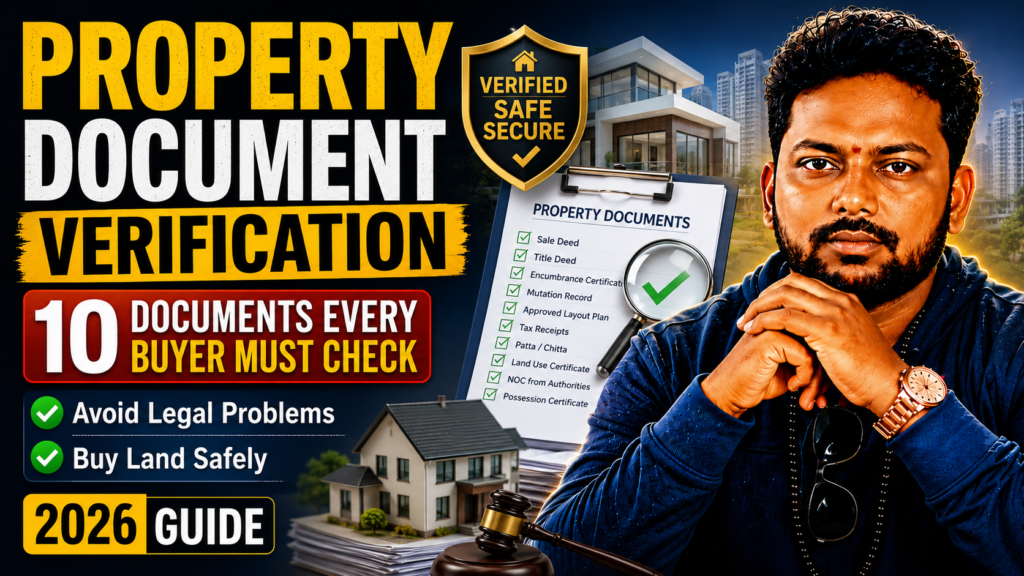 How to Verify Property Documents Before Buying Land in India (2026 Guide)